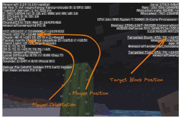 Minecraft s Coordinate System Mciwb 0 8 7 dev6 g61ec67e Documentation